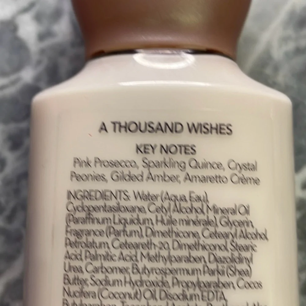 Bath and Body Works Lotion A‎ Thousand Wishes